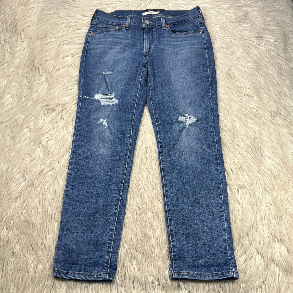 Levi's‎ Women's Distressed Boyfriend Jeans